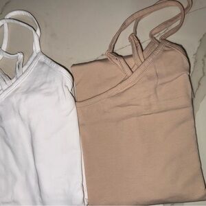 Women's White and Tank Tops ( Cami)